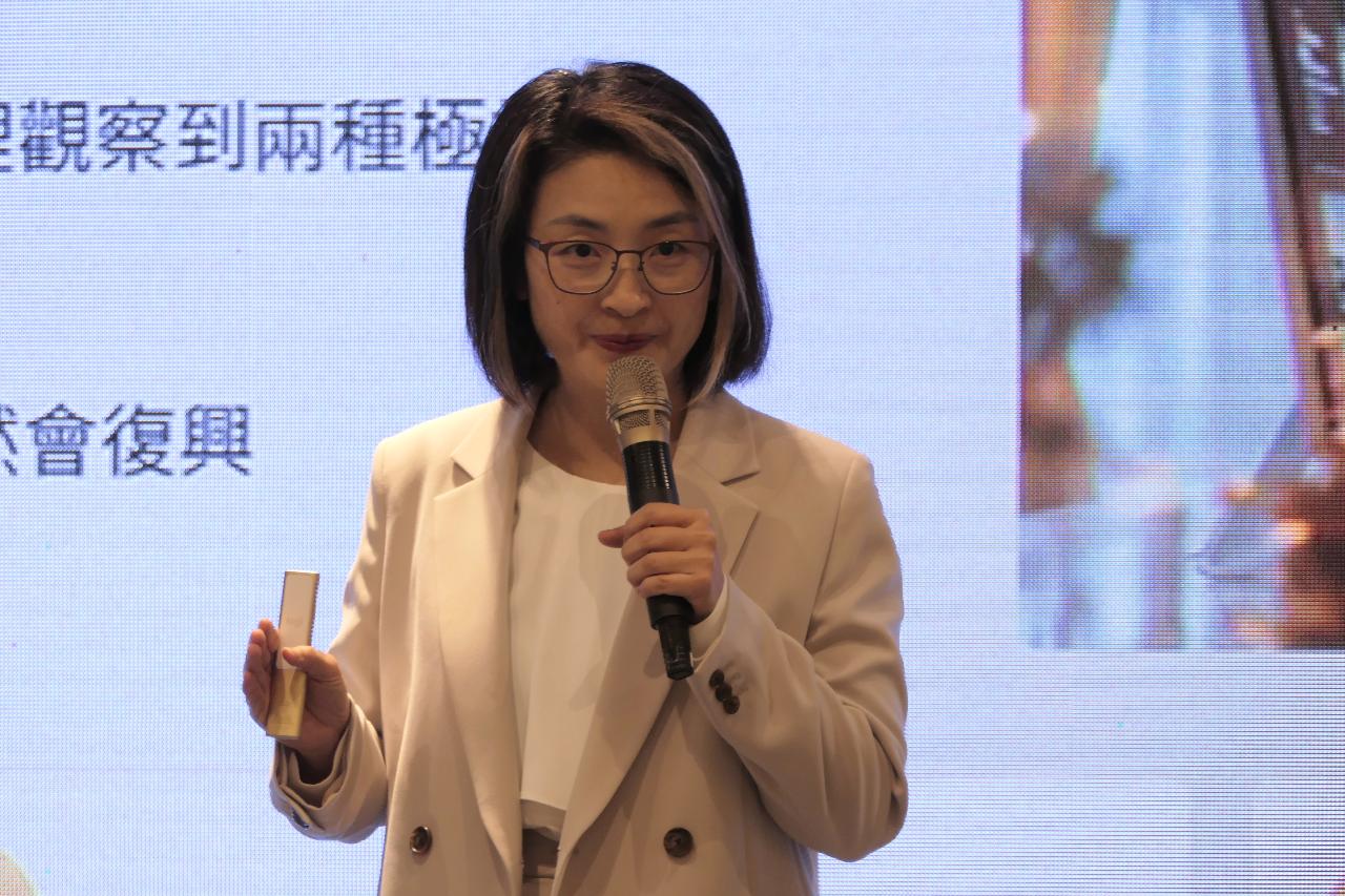 胡筱薇（中央資管博士、中原大學量子資訊主任）。劉以琳攝