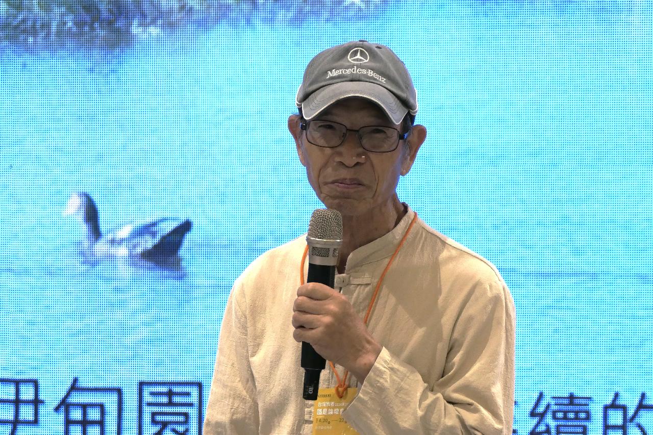 馮騰永老師（台灣農業關懷使命團契理事長、前中央研究院研究員）。劉以琳攝