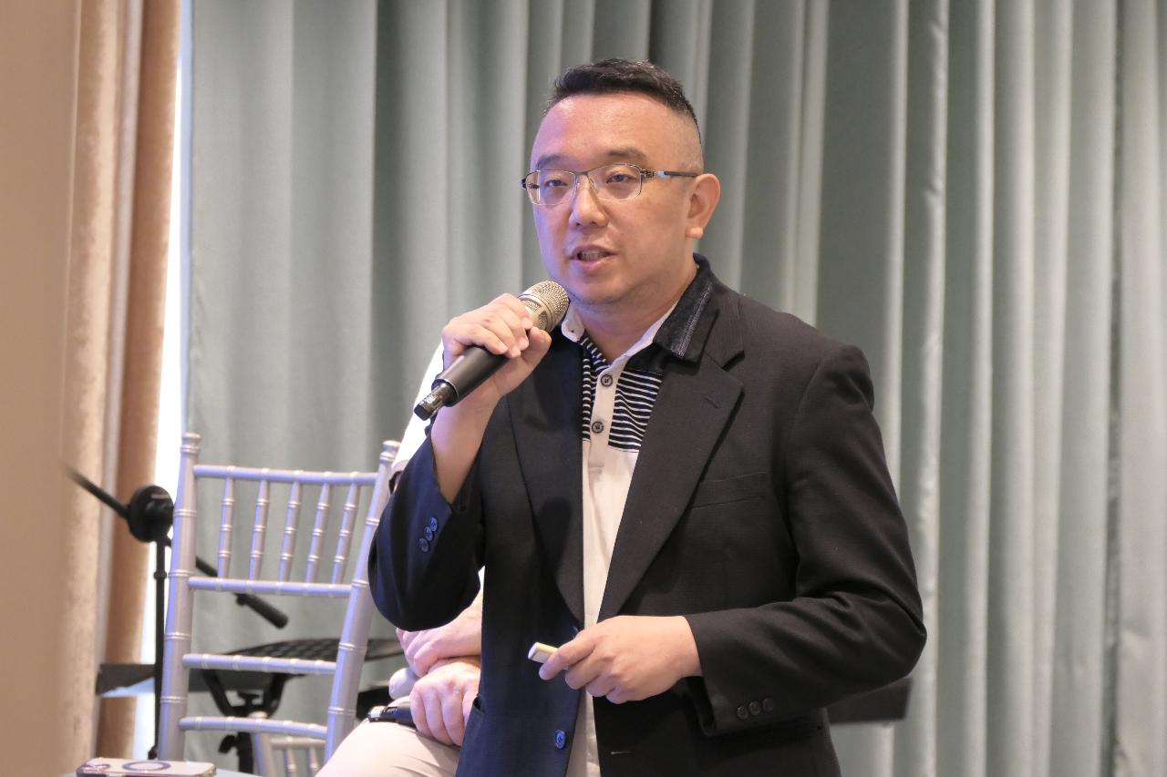 簡恩典弟兄（台灣農業使命團契）。劉以琳攝