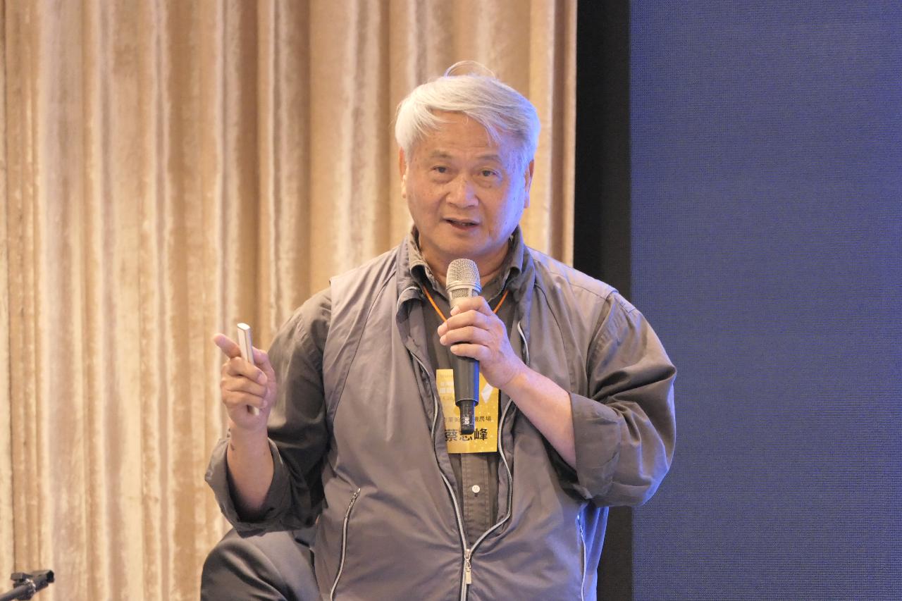 蔡志峰弟兄（奇萊美地有機農場創辦人）。劉以琳攝