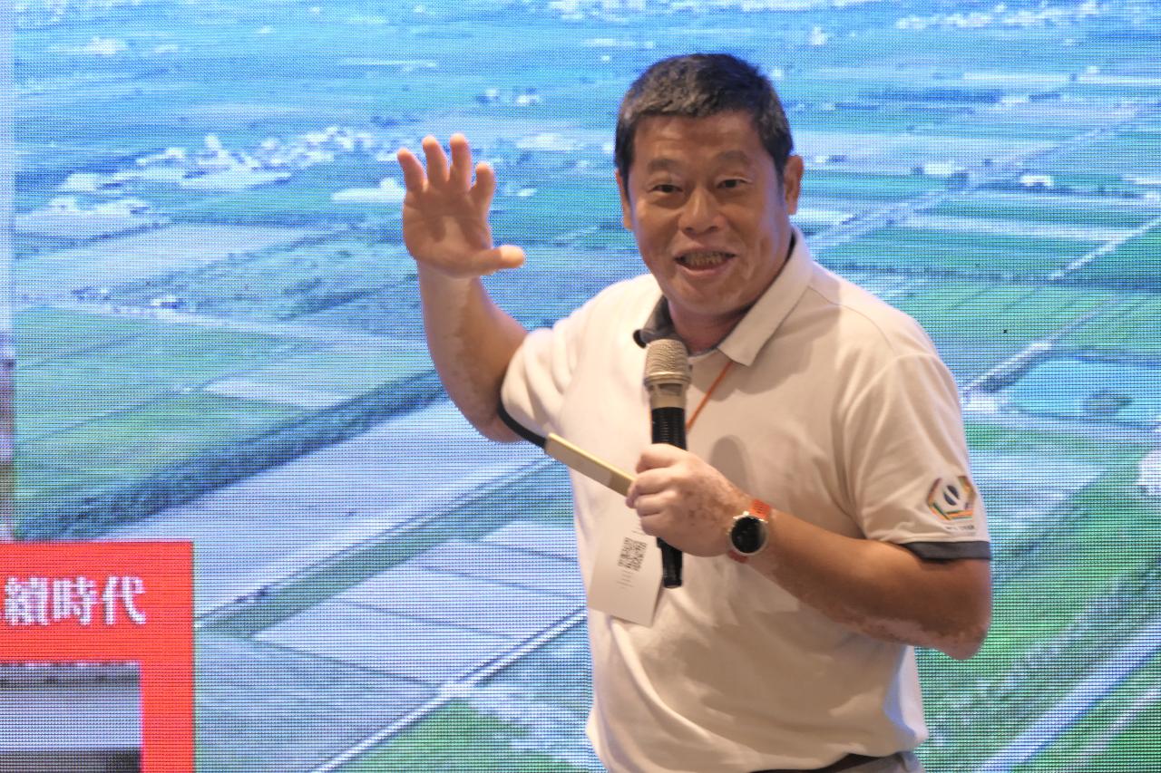 戴守谷教授（生物科技學研究所博士）。劉以琳攝